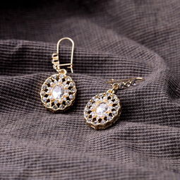 女人饰界 引领日韩时尚饰品潮流——仿珍珠镶钻圆形吊坠耳环耳饰批发直销